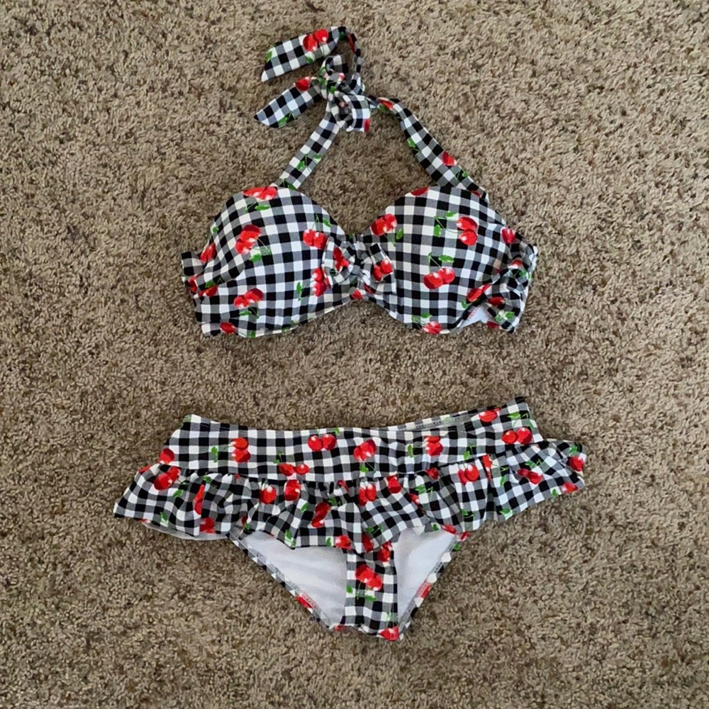 Hot Topic Cherry Bikini (XL top M bottom!)